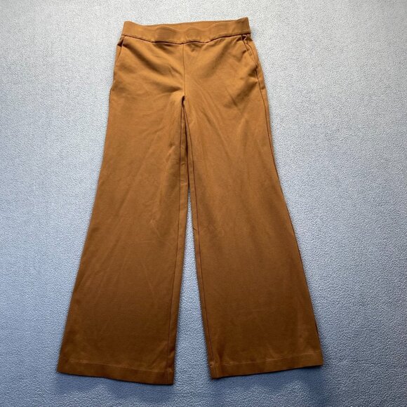 Maison D' Amelie Pants - Maison d' Amelie Women's Wide Leg Brown High Rise Pants Size 8,Stretch,Pockets
